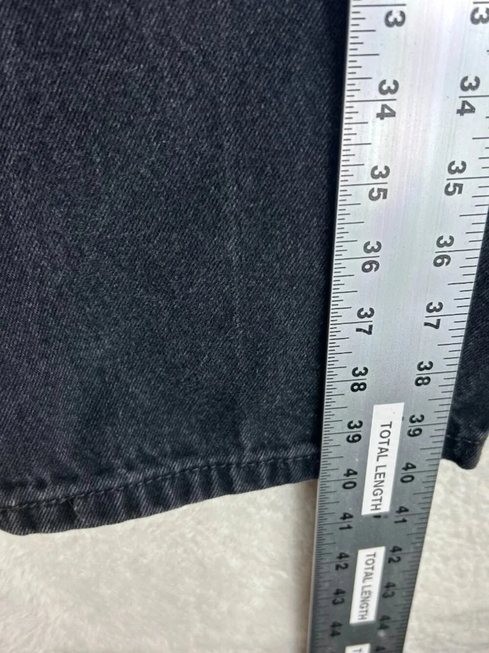 Vintage Levi's 550 Black Jeans Mens 36x30 Tapered Leg Denim Relaxed Fit 5-Pocket